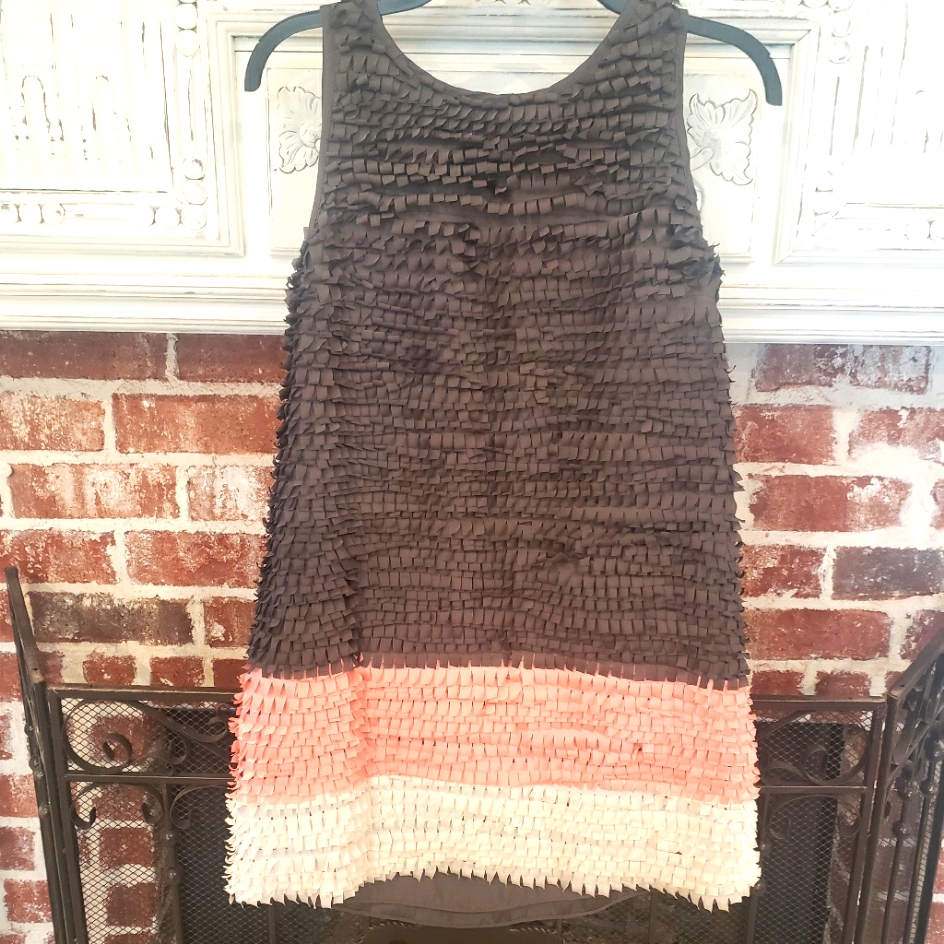 Ark & Co Size L, Shaker Color Block Mini Dress